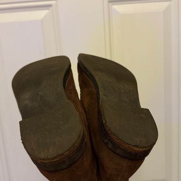 Franco Sarto Isolde Brown Suede Leather Ankle Slip On Boots SIZE 8M - Picture 8 of 11